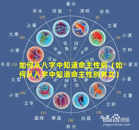 如何从八字中知道命主性别（如何从八字中知道命主性别男女）