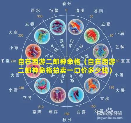 自在西游二郎神命格（自在西游二郎神命格拍卖一口价多少钱）
