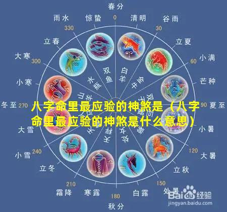 八字命里最应验的神煞是(八字命里最应验的神煞是什么意思)-测友网