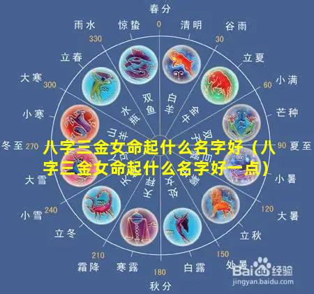 八字三金女命起什么名字好（八字三金女命起什么名字好一点）