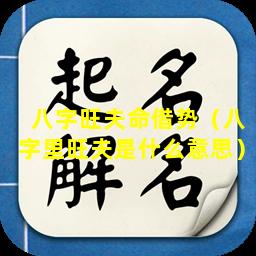 八字旺夫命借势（八字里旺夫是什么意思）