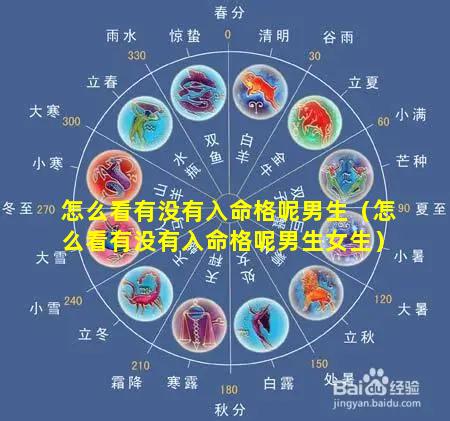 怎么看有没有入命格呢男生（怎么看有没有入命格呢男生女生）